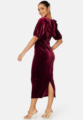 Irse Velvet Midi Dress