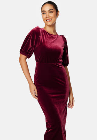 Irse Velvet Midi Dress