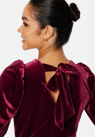 Irse Velvet Midi Dress