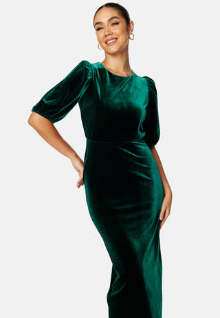 Irse Velvet Midi Dress