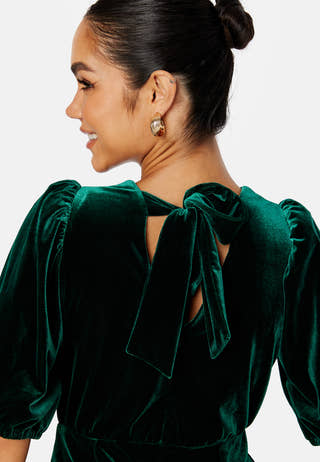 Irse Velvet Midi Dress
