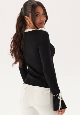 Knitted Bow Sweater