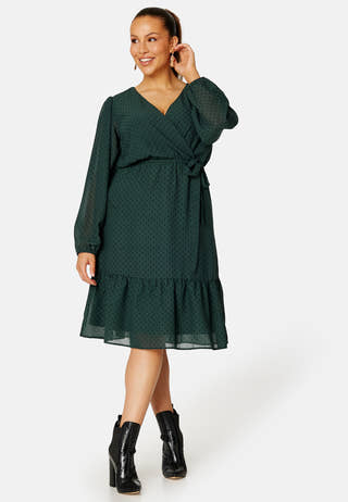 Linn midi Long Sleeve Dress