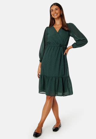 Linn midi Long Sleeve Dress