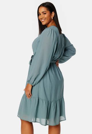 Linn midi Long Sleeve Dress