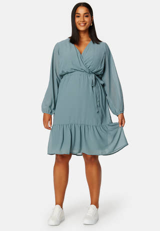 Linn midi Long Sleeve Dress