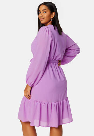 Linn midi Long Sleeve Dress