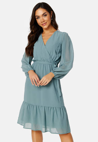 Linn midi Long Sleeve Dress