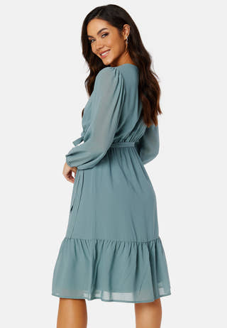 Linn midi Long Sleeve Dress
