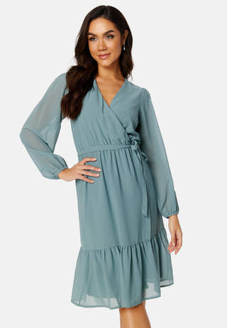 Linn midi Long Sleeve Dress