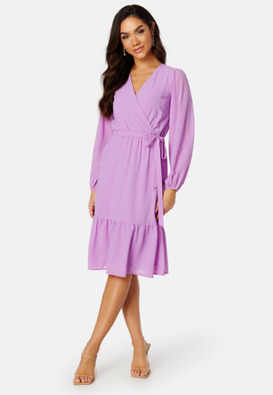 Linn midi Long Sleeve Dress