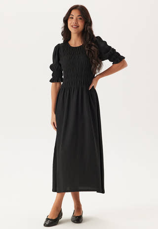Short Sleeve Smock Dress