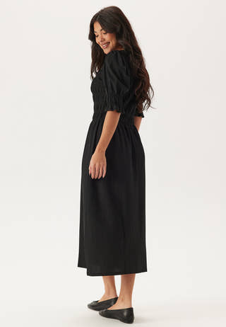 Short Sleeve Smock Dress