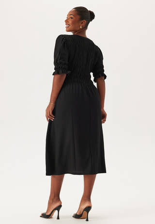 Short Sleeve Smock Dress