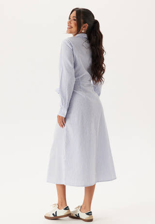 Tie Detail Cotton Shirt Dress