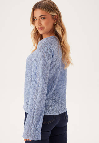 Trumpet Sleeve Lace Cardigan