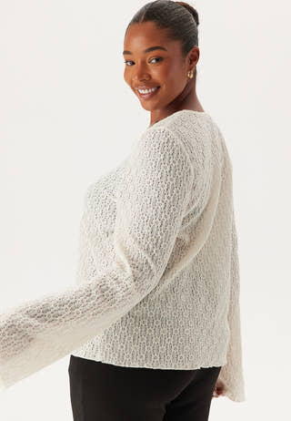 Trumpet Sleeve Lace Cardigan
