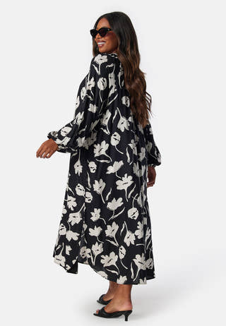 V-neck Raglan Viscose Dress