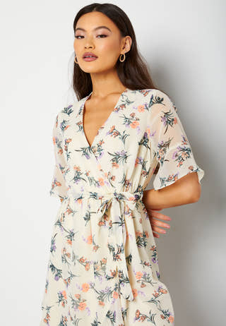Wendy fake wrap dress
