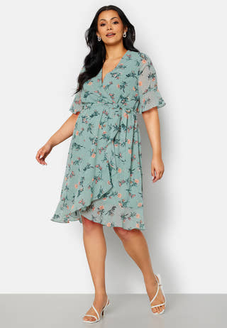 Wendy fake wrap dress