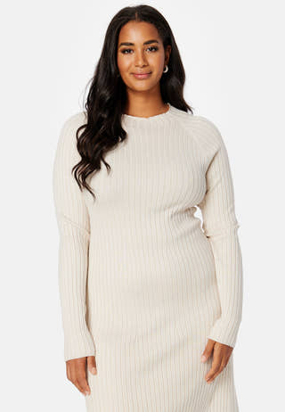 Yazmin fine knitted rib dress