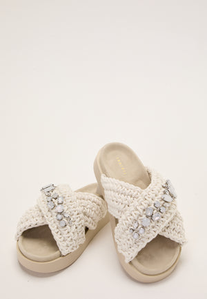 Slipper Woven Stones