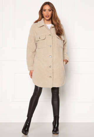 Stella Teddy Shirt Jacket