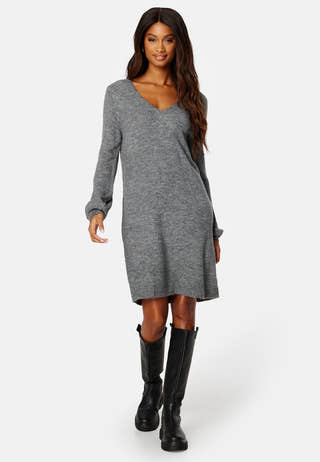 Elanora L/S V-Neck Dress