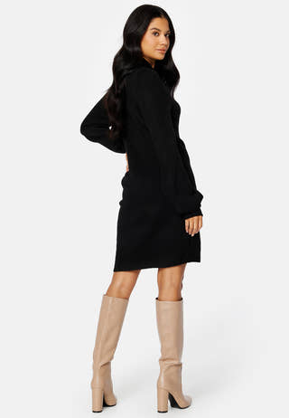 Rue L/S High Neck Dress