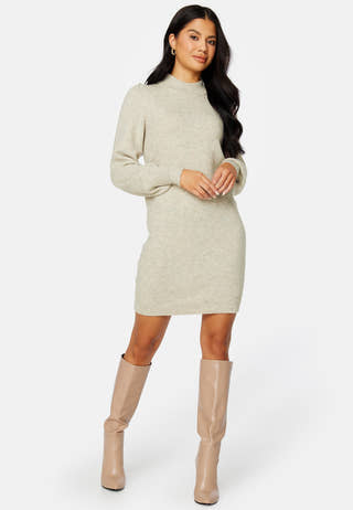 Rue L/S High Neck Dress