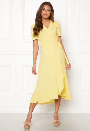 Short Sleeve Wrap Dress