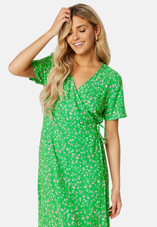 Ema Elise Long Wrap Dress