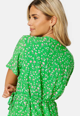 Ema Elise Long Wrap Dress