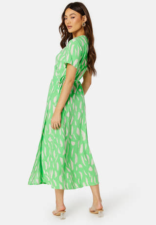 Ema Elise Long Wrap Dress