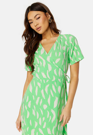 Ema Elise Long Wrap Dress