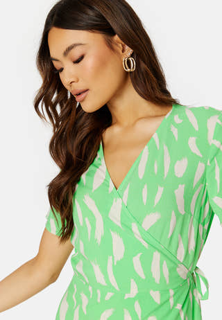 Ema Elise Long Wrap Dress