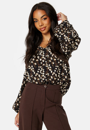 Leonora L/S V-Neck Top