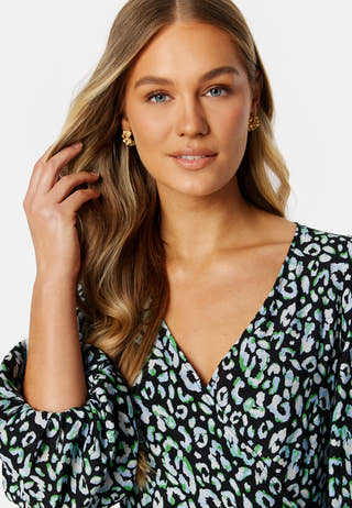 Leonora Wrap Midi Dress