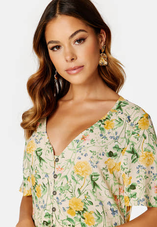 Objlorena S/S Long Dress