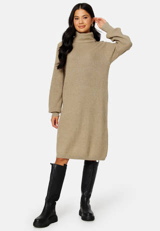 Malena L/S Rollneck Dress