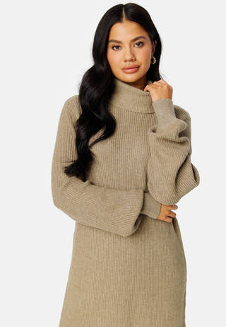 Malena L/S Rollneck Dress