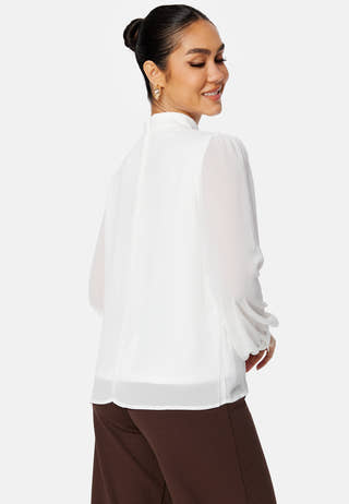 Mila L/S High Neck Top
