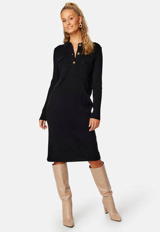 Noelle Polo Knit Dress