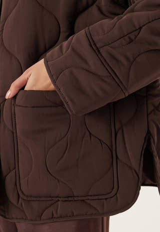 Objallie Ls Lo Quilted Jacket