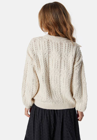Objdiddi Lo L/S Knit Pullover