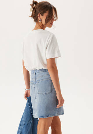 Objellen Hw Short Denim Skirt