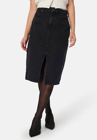 Objharlow Midi Denim Skirt