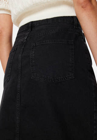 Objharlow Midi Denim Skirt