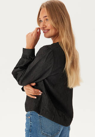 Objjohnson Re L/S V-NECK TOP
