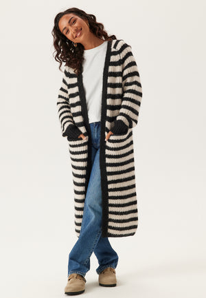 Objmilu Ls Lo Long Knit Cardig